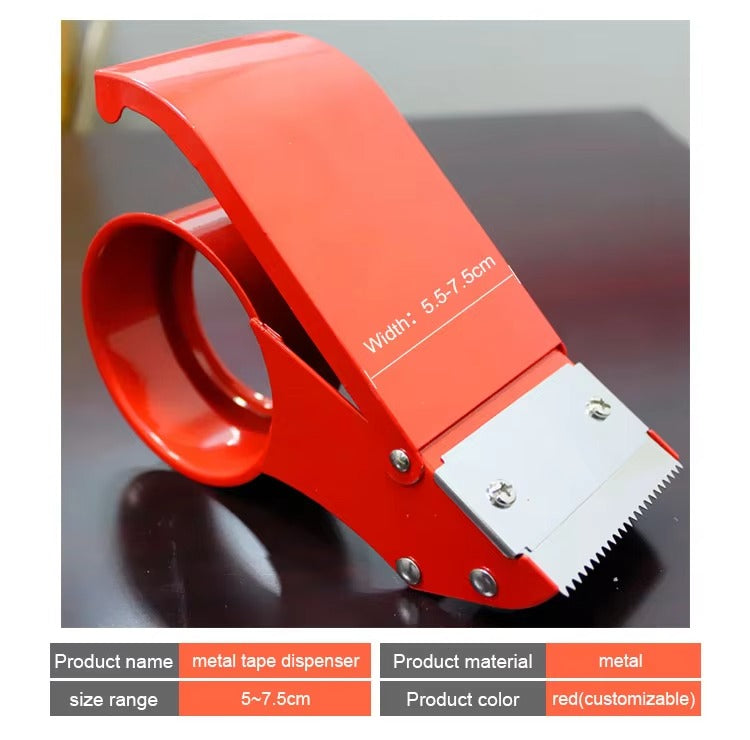 Heavy Duty Tape Cutter Dispenser – Packing Tape Gun | Sealing Tape Holder | Express Packaging Tool for Shipping & Office Use