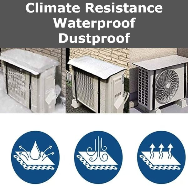 Ac Outdoor Unit Protector Heat Insulation Sunlight Shade Protector from Dust & Rain - AC Cover - Ac Outer Cover - Air Conditioner Cover - 36×16 - pack of 1