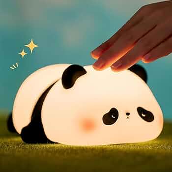 Panda LED Night Lamp for Kids – Cute Panda Night Light, Bedroom & Home Decor Lamp