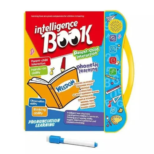 Intelligence Book English Letters Words Learning Language E-book Toddlers Preschool Educational Toys